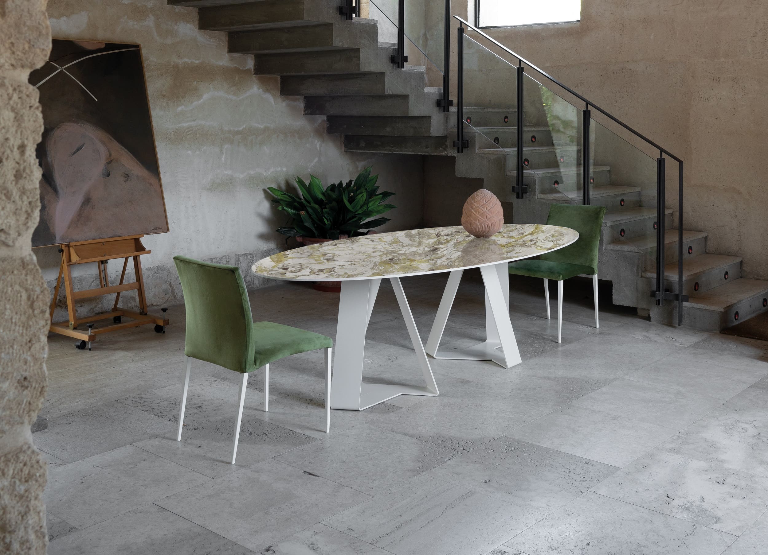 Mesa comedor Carcassonne Oval Pure designs