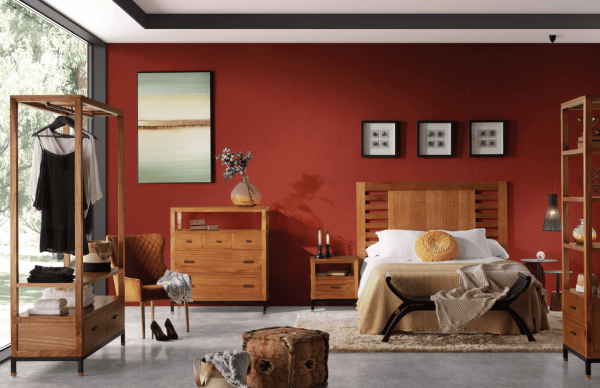 Mueble de estilo rústico, composición de ambiente 30 disponible en Mobles Álvarez Terrassa