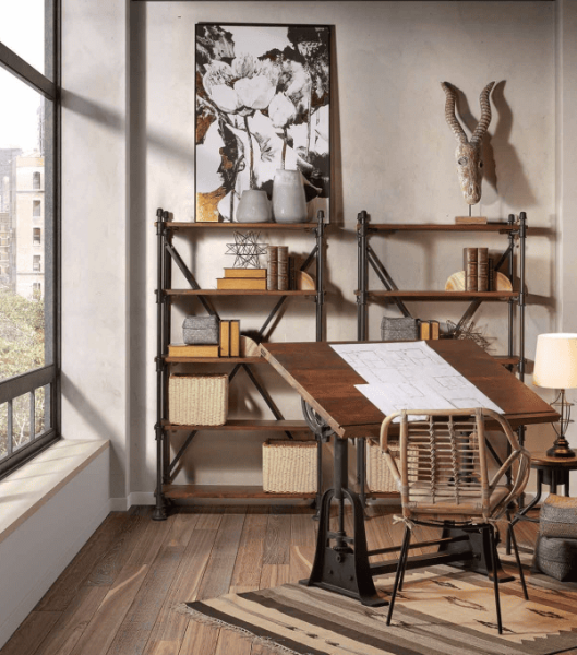 Mueble de estilo rústico, composición de ambiente 19 disponible en Mobles Álvarez Terrassa