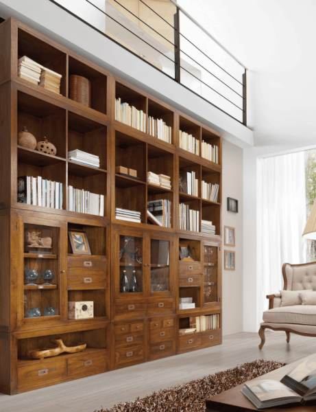 Mueble de estilo rústico, composición de ambiente 18 disponible en Mobles Álvarez Terrassa