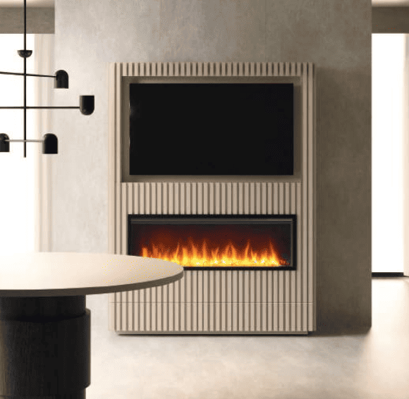 Armario TV chimenea P.Espejo ONE
