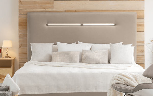 Dormitorio de matrimonio modelo lyon disponible en Mobles Álvarez Terrassa