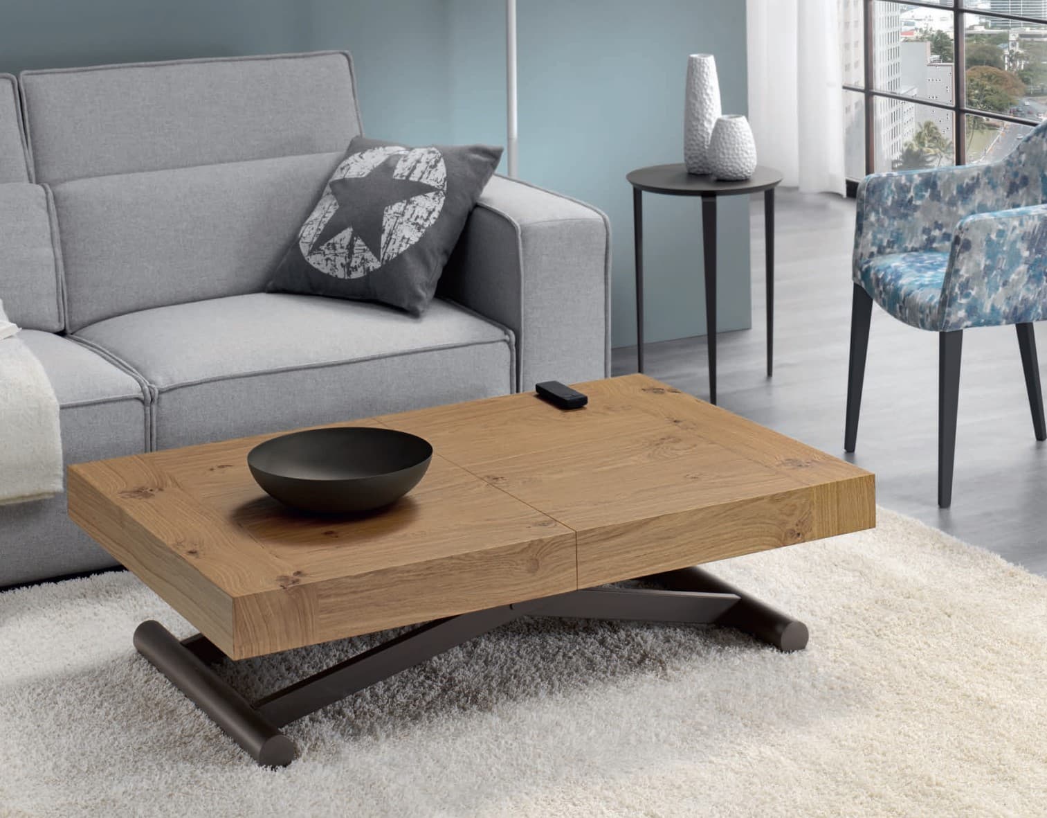 Mesa centro-comedor extensible Activa Indesan - Imagen 7