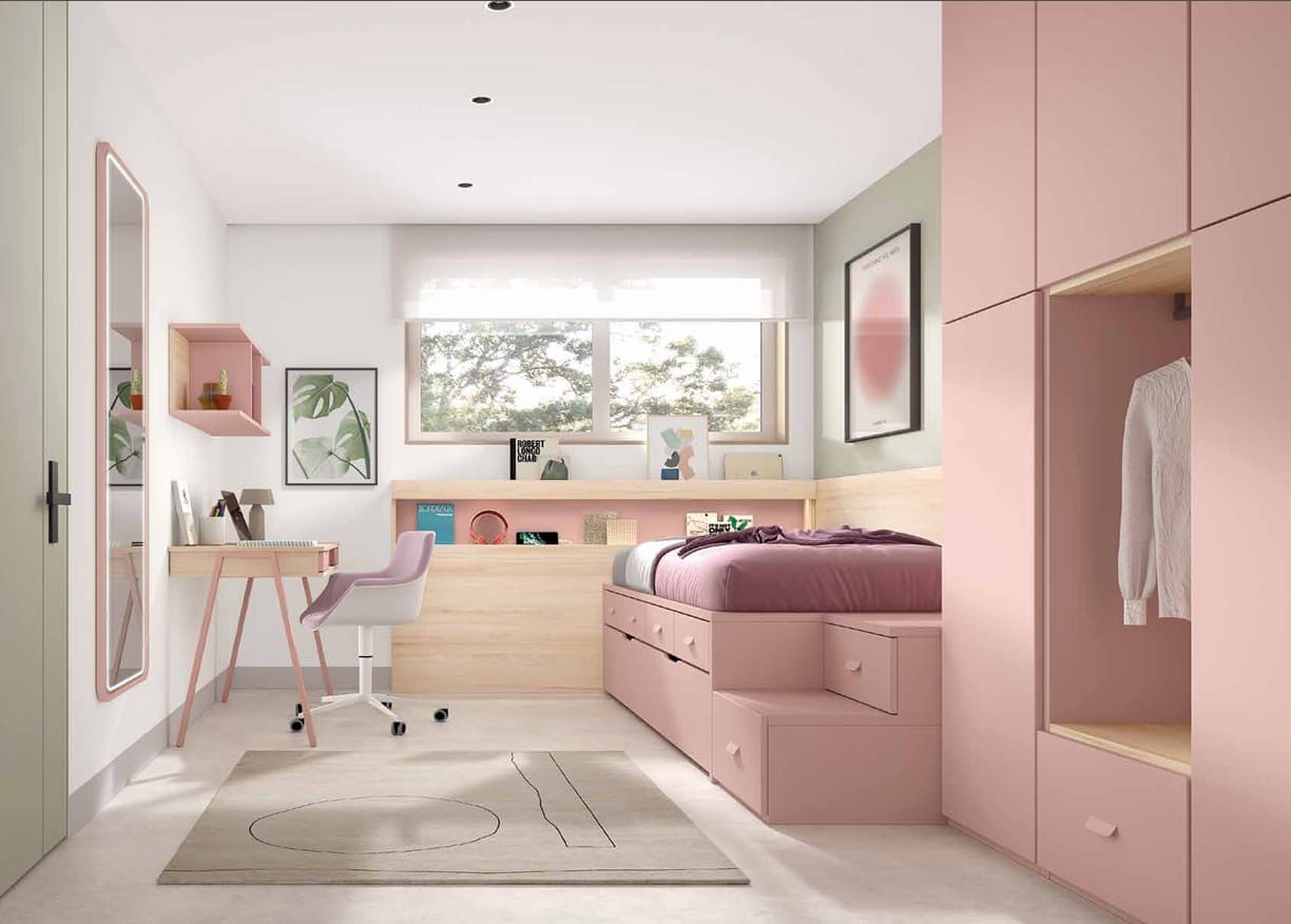 Dormitorio juvenil Compacto Advance 057