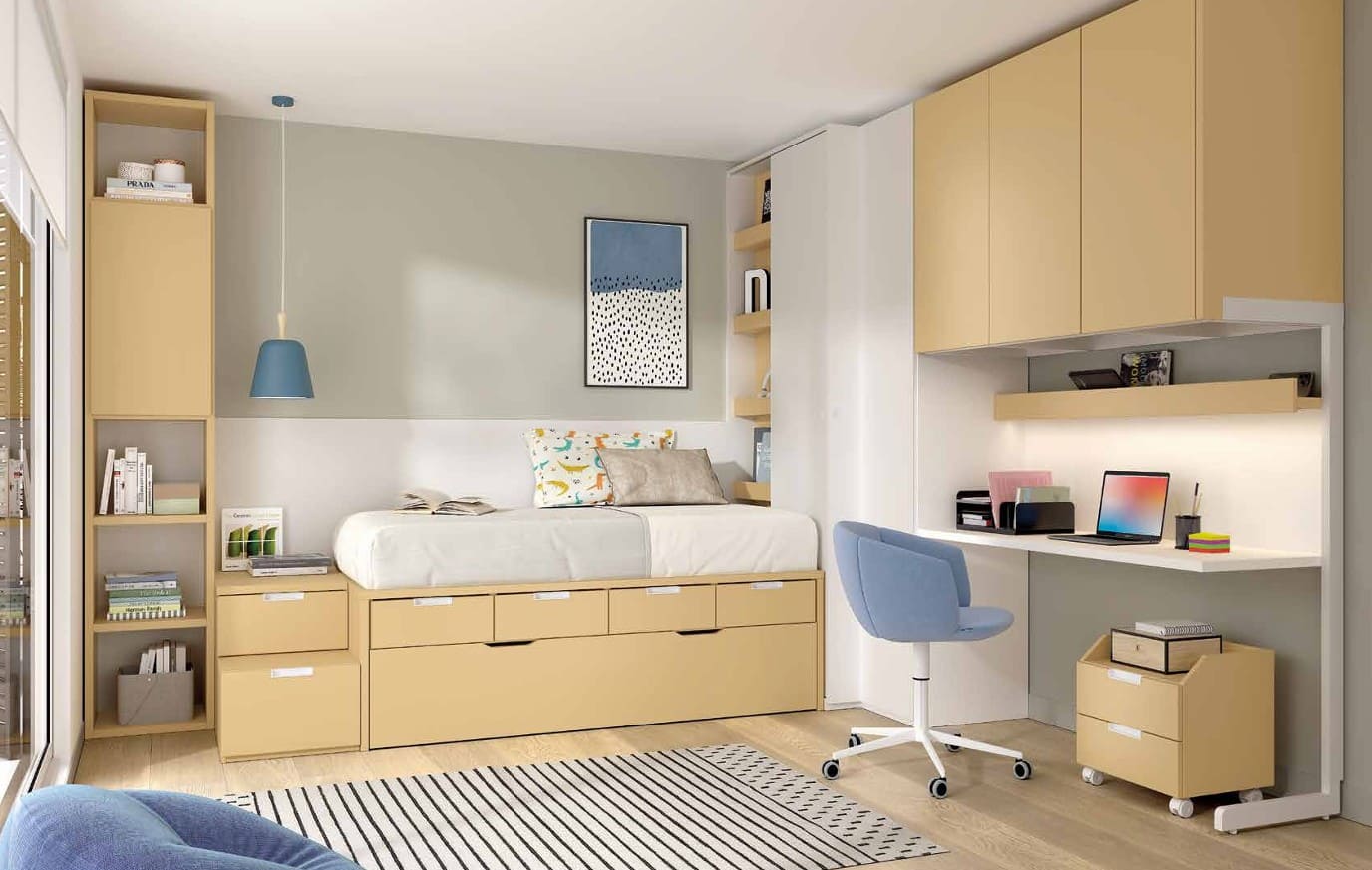 Dormitorio Juvenil Compacto Advance 062