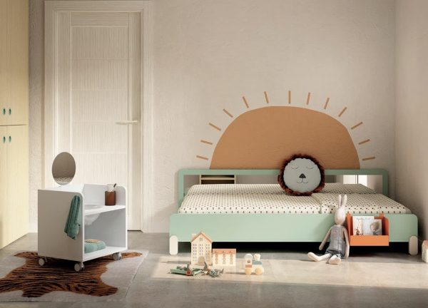 Dormitorio infantil modelo arcoiris, vista 2 disponible en Mobles Álvarez Terrassa