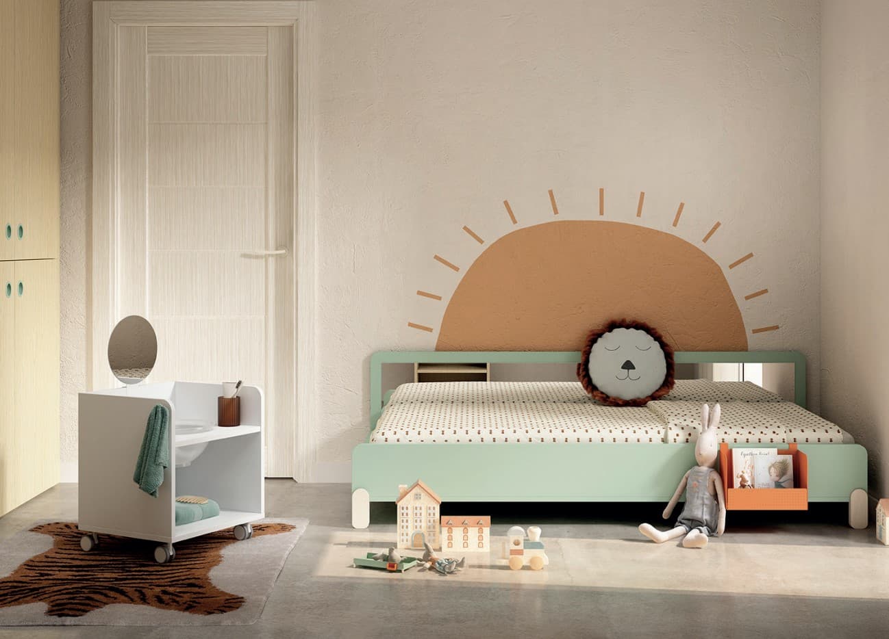 Cama infantil Arco iris ROS