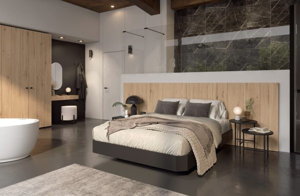 Dormitorio de matrimonio modelo bcn disponible en Mobles Álvarez Terrassa