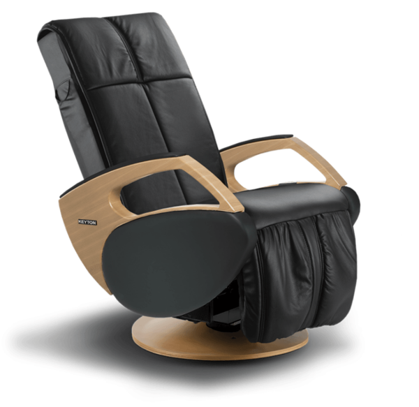 Sillón o butaca modelo domo color negro y madera disponible en Mobles Álvarez Terrassa