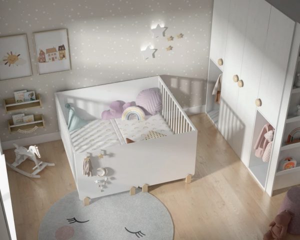 Dormitorio infantil modelo duo disponible en Mobles Álvarez Terrassa