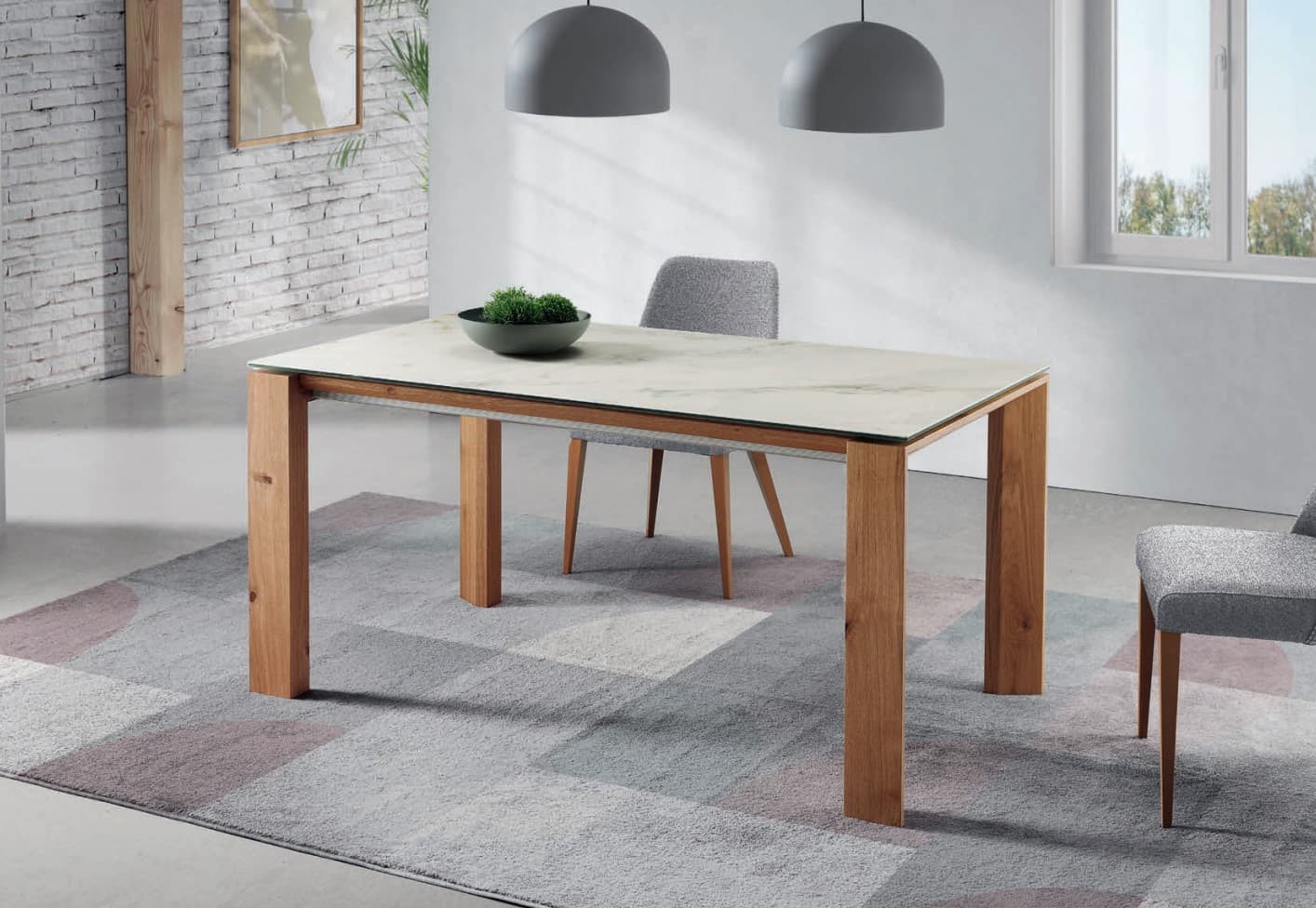 Mesa comedor extensible Eco