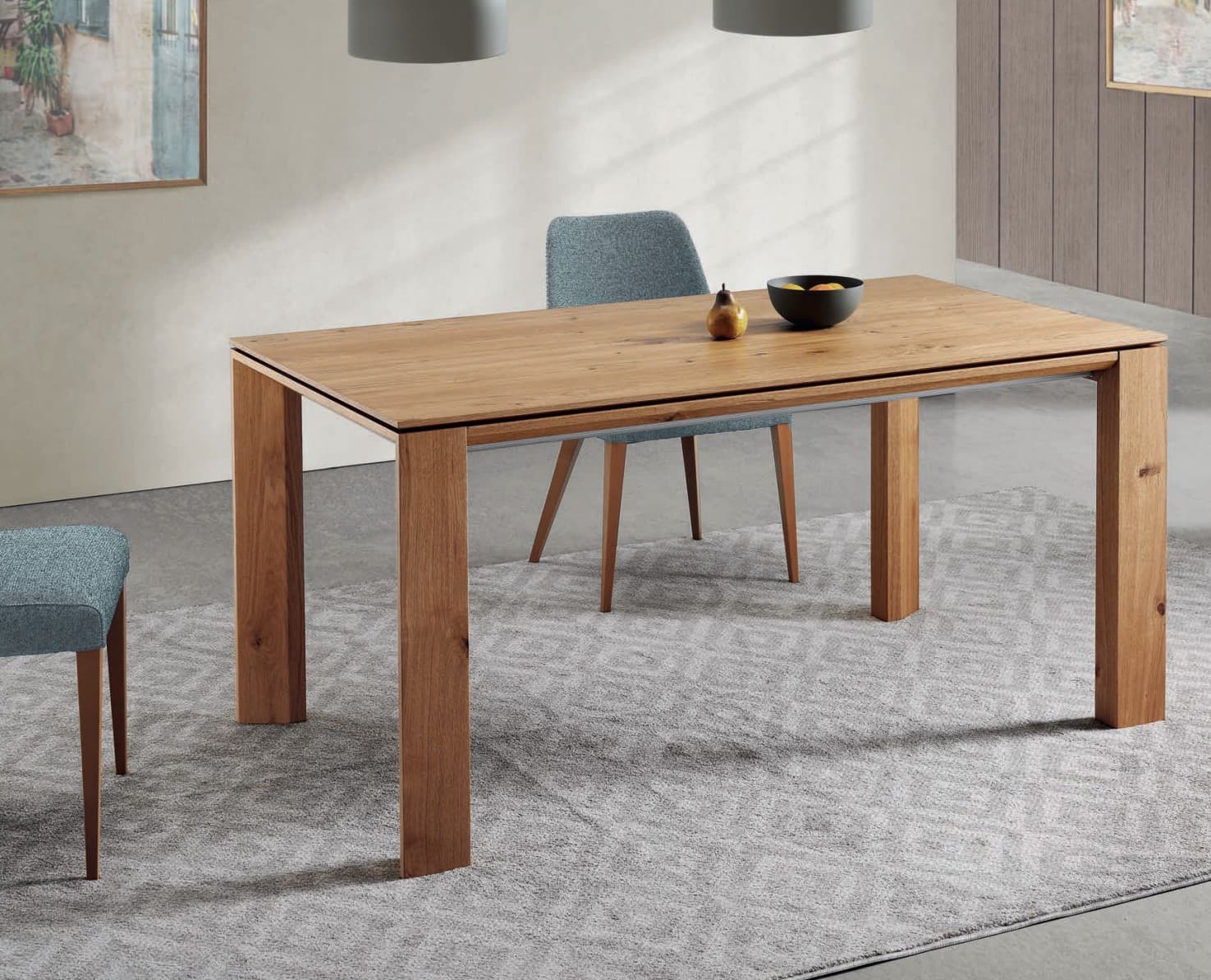 Mesa comedor extensible Eco Indesan - Imagen 2