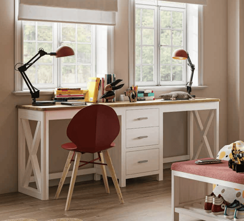 Escritorio desmontable caj. central Cerdeña