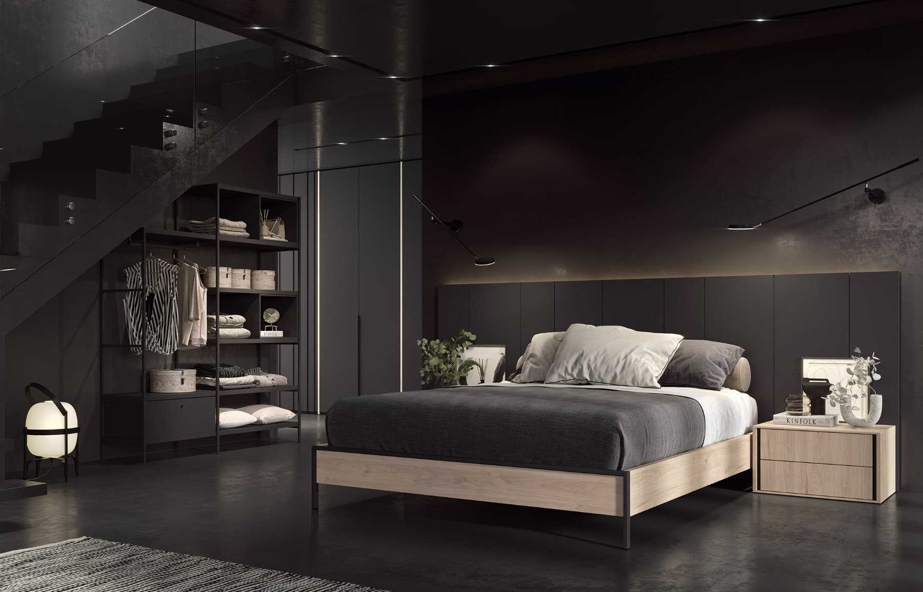 Dormitorio de matrimonio completo Lutton