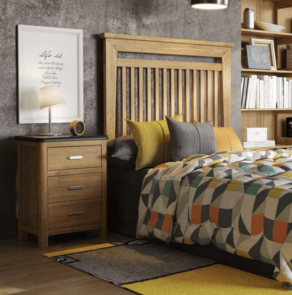 Mesita noche 3 cajones Cerdeña