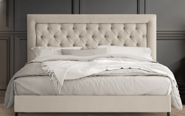 Dormitorio de matrimonio modelo mikonos disponible en Mobles Álvarez Terrassa