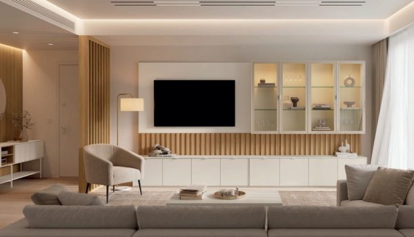 Mueble de salón y comedor modelo natur7 disponible en Mobles Álvarez Terrassa