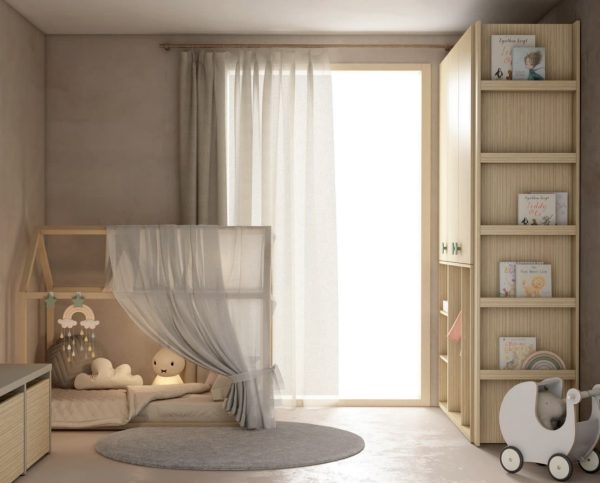Cama nido modelo nido casita disponible en Mobles Álvarez Terrassa