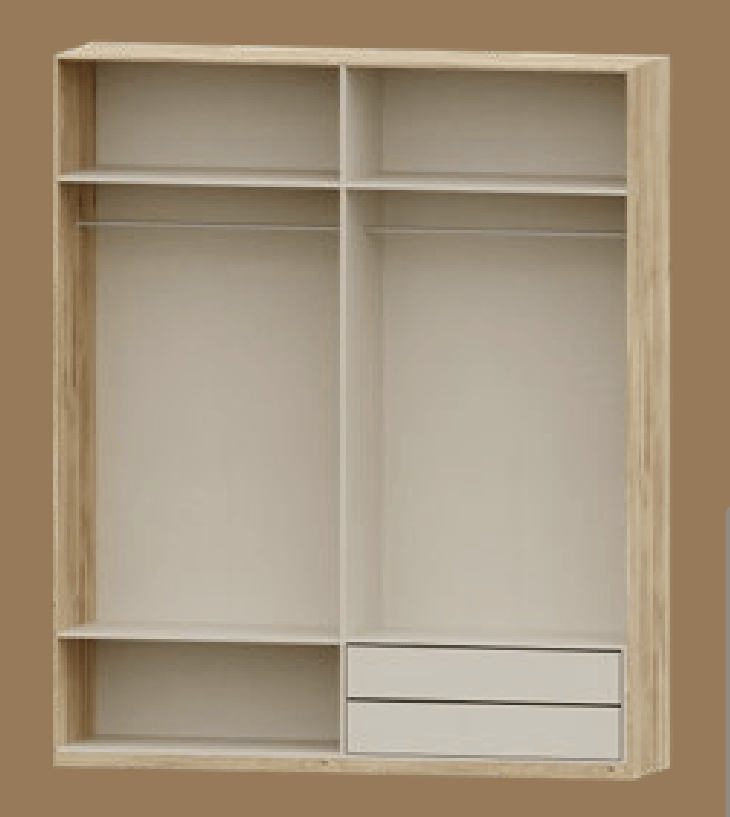 Armario Quattro 2 puertas Glicerio Chaves - Imagen 2
