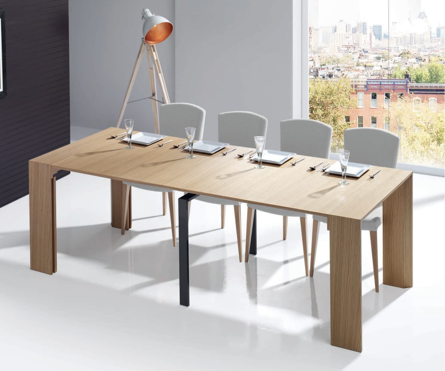 Mesa comedor extensible Tao