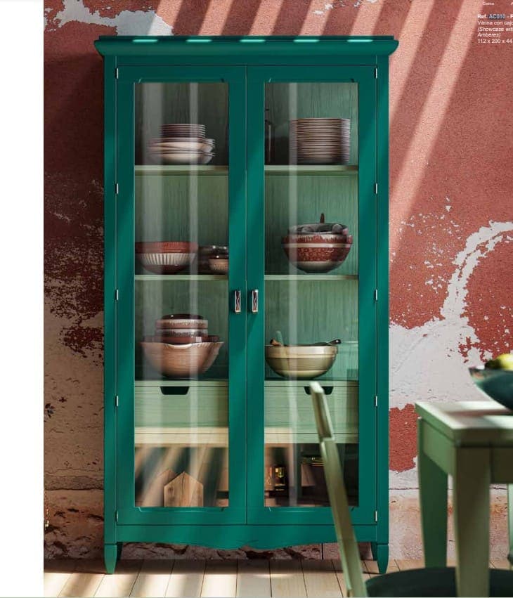 Vitrina con cajonera Amberes